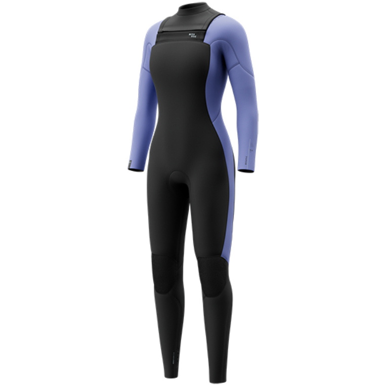 2026 Mystic Womens Haven 4/3mm Double Chest Zip Wetsuit 35000.270046 - Iris Blue